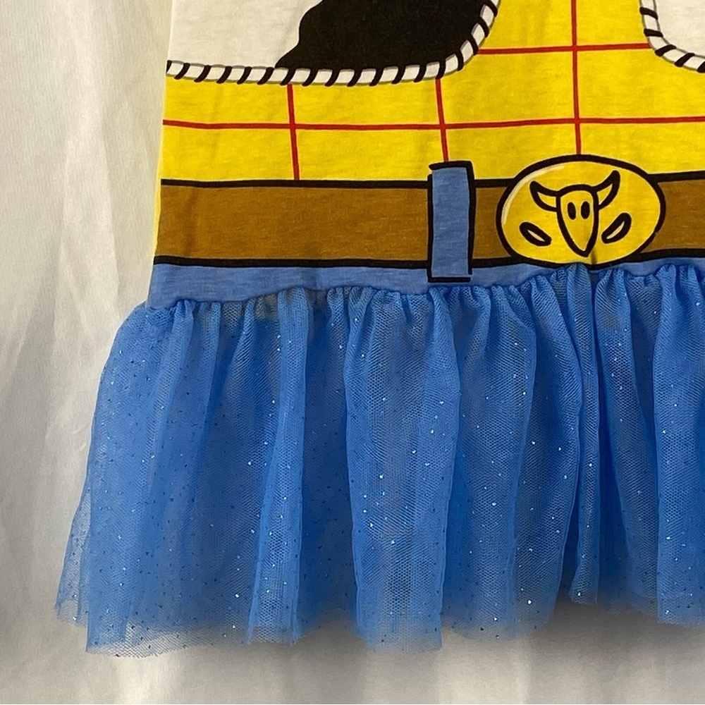 Disney Pixar Toy Story 6/6X Girl Yellow and Blue Sheriff Dress Costume - Picture 10 of 16
